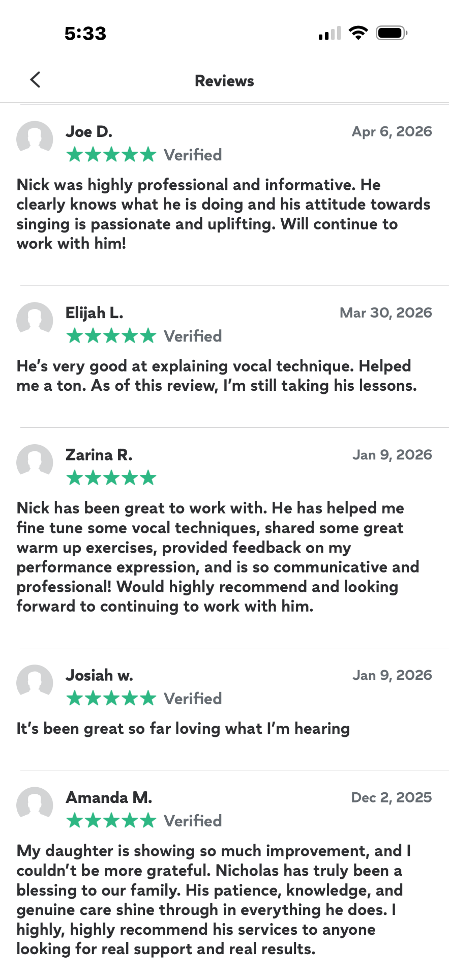 Student testimonial 2