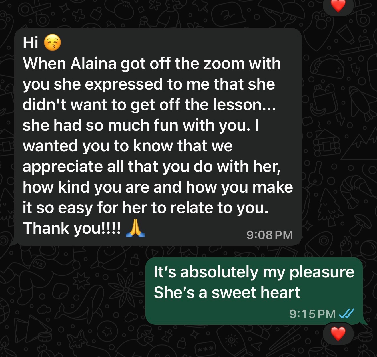 Student testimonial 9